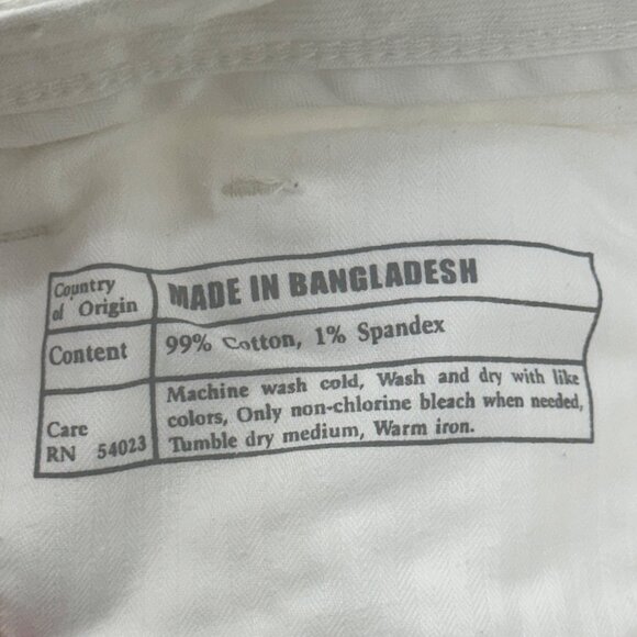 Banana Republic Women Ivory Stretch Denim Skinny Crop Jeans Petite Size 28P - Picture 4 of 12